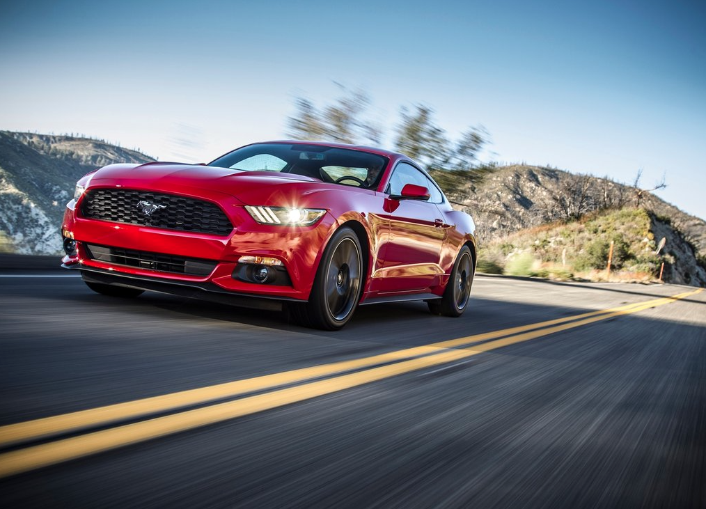 2015 Ford Mustang EcoBoost red