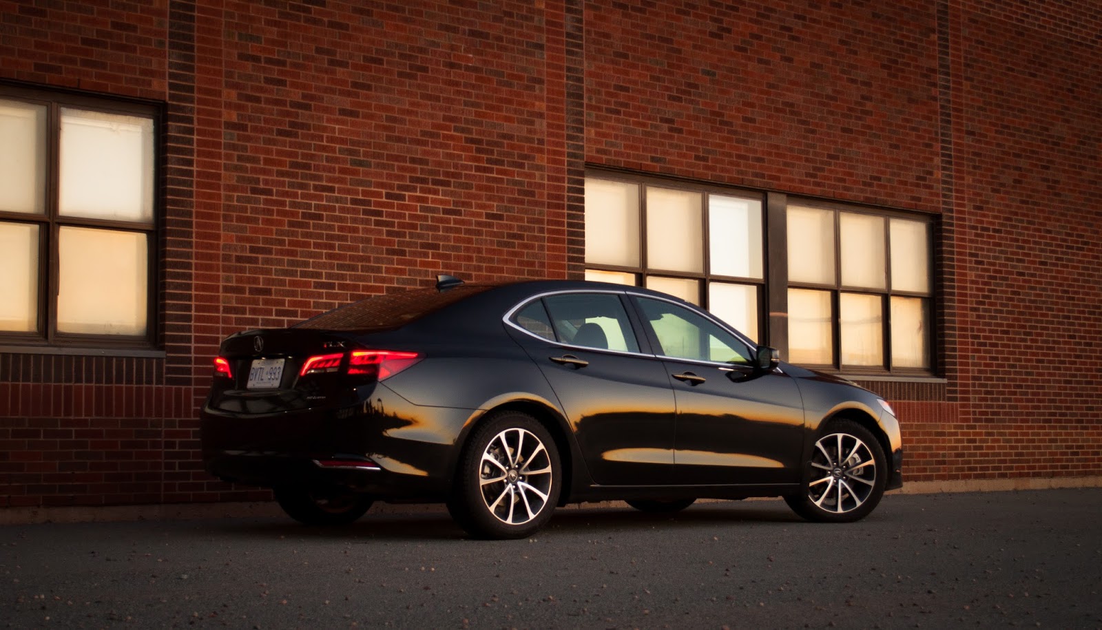 2015 Acura TLX V6 SH-AWD rear