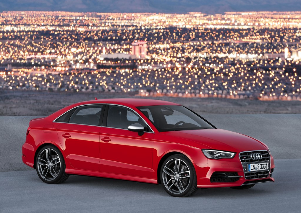 2015 Audi S3 sedan red