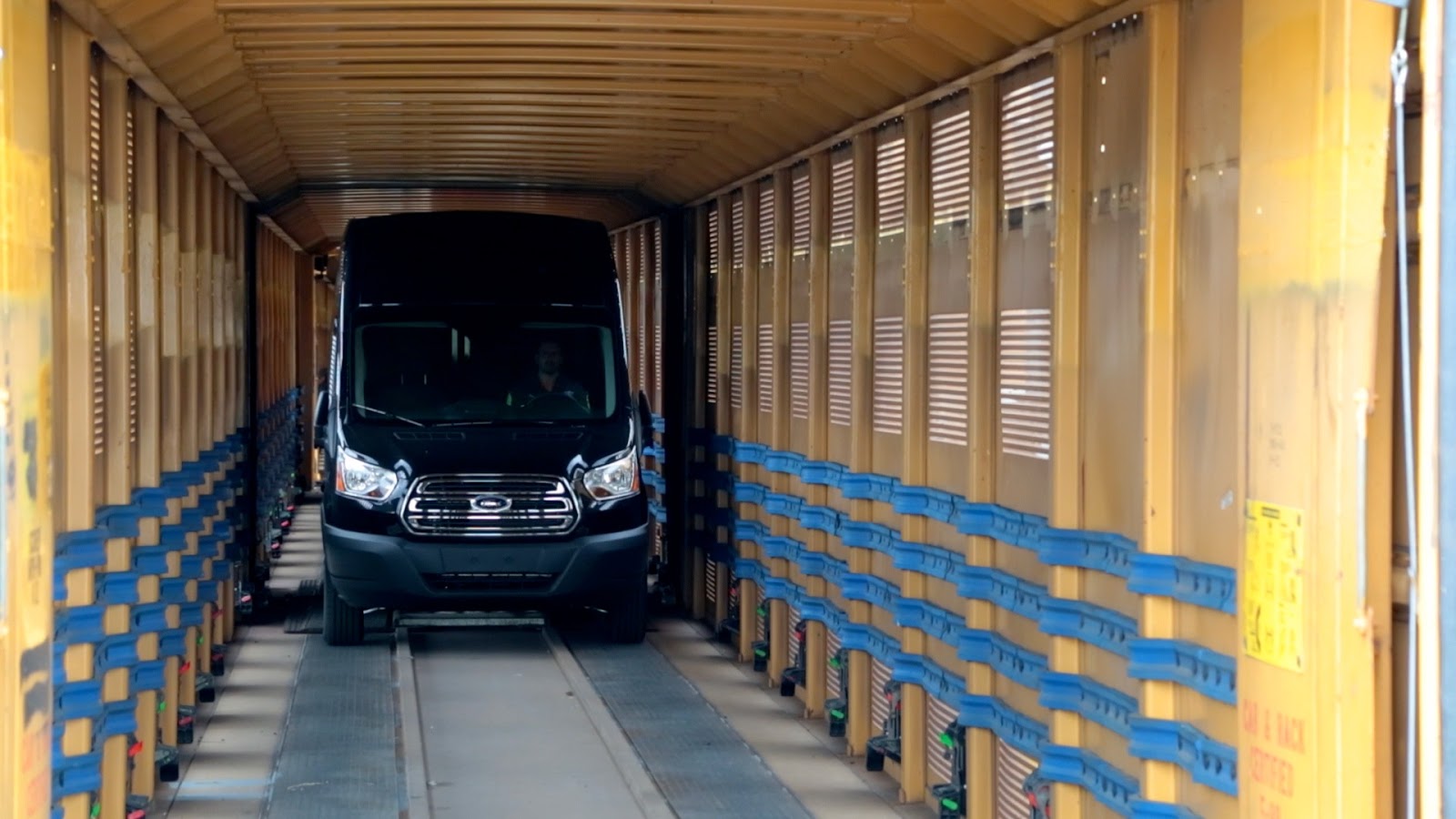 2014 Ford Transit High Roof black rail car