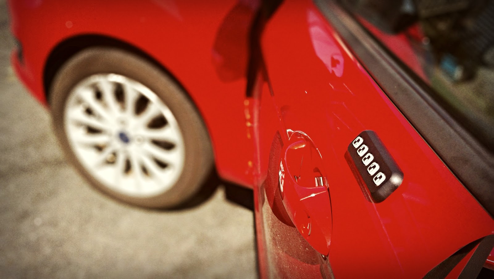 2014 Ford Fiesta SE keyless entry pad