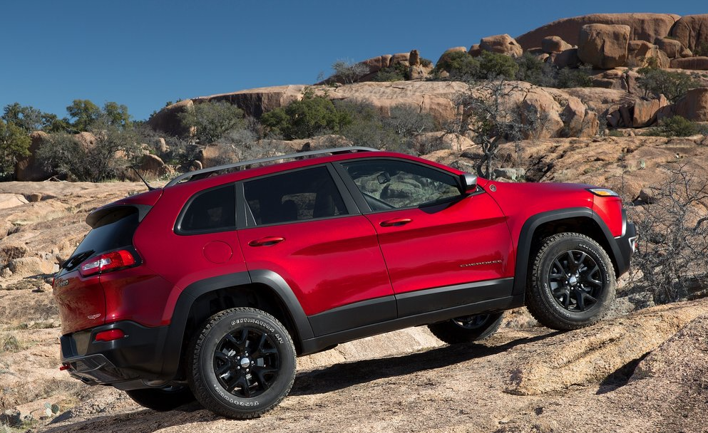 2014 Jeep Cherokee trailhawk red