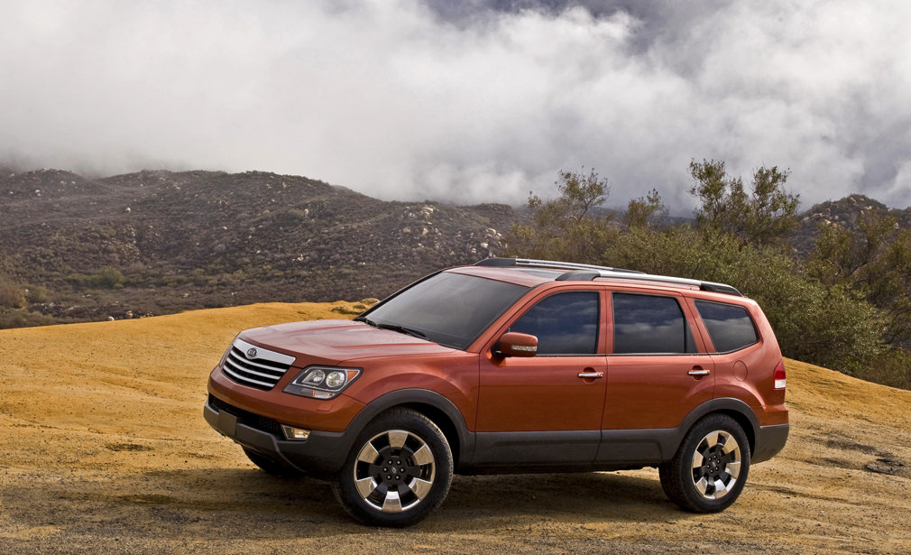 2009 Kia Borrego orange