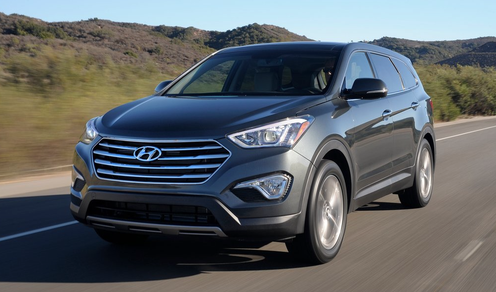 2014 Hyundai Santa Fe XL green