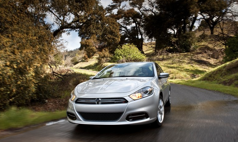 2013 Dodge Dart silver front