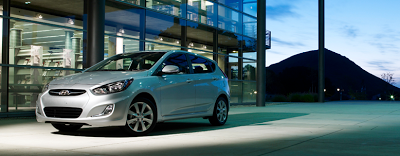 2013 Hyundai Accent hatchback silver