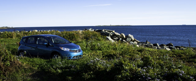 2014 Nissan Versa Note SL front Devils Island