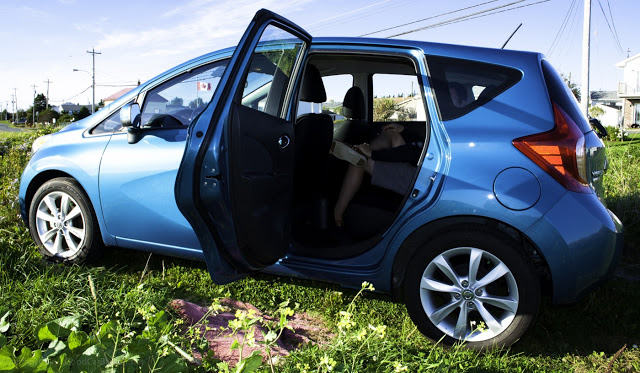 2014 Nissan Versa Note rear seat