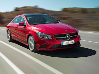 2014 Mercedes-Benz CLA-Class red