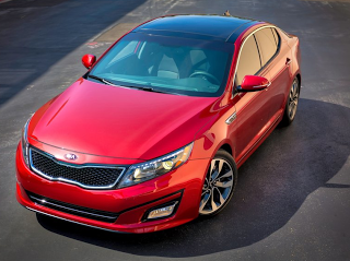 2014 Kia Optima red