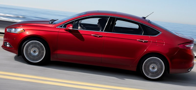 2013 Ford Fusion red