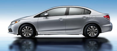 2013 Honda Civic sedan silver