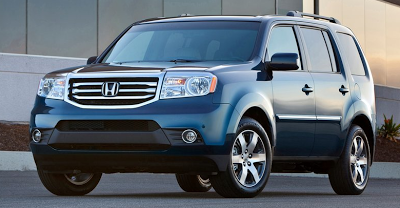 2012 Honda Pilot blue