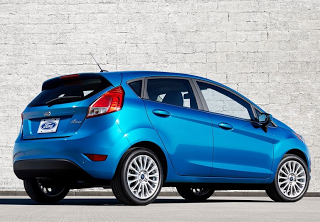 2014 Ford Fiesta hatchback blue