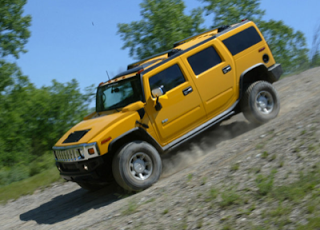 2004 Hummer H2 Yellow