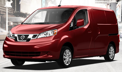 2013 Nissan NV200 red brick