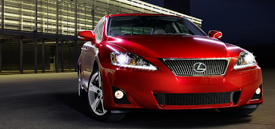 2013 Lexus IS red mica