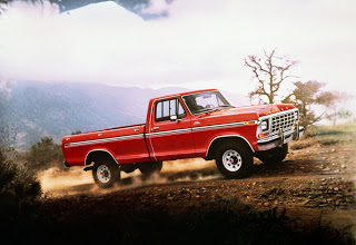 1978 Ford F150 Ranger Red