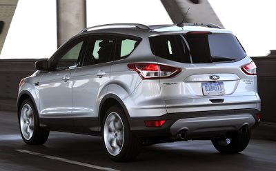 2013 Ford Escape silver rear