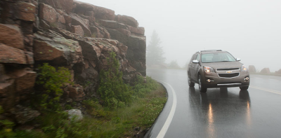 2012 Chevrolet Equinox LTZ in the rain