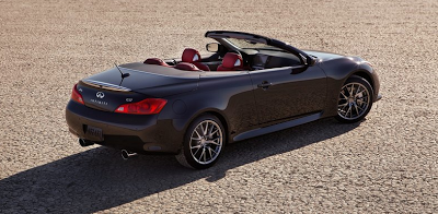 2013 Infiniti G37 IPL Convertible top down