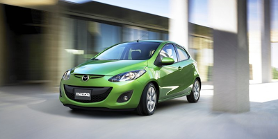 2011 Mazda 2 Green