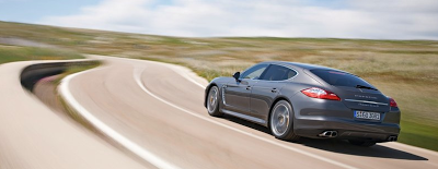 2012 Porsche Panamera Turbo S Rear View