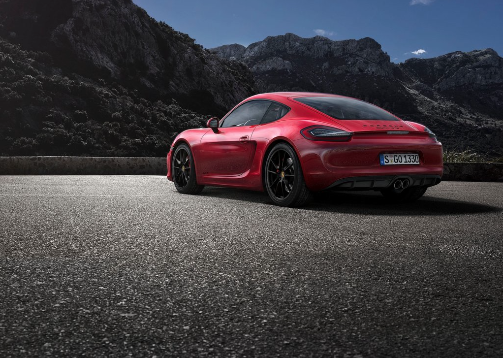 2015 Porsche Cayman GTS red