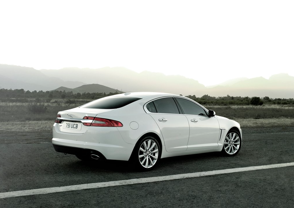 Jaguar XF white