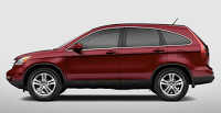 red honda crv